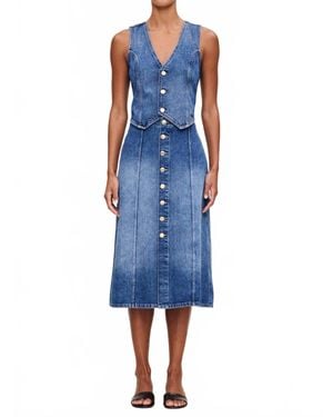 DL1961 Classic Sleeveless Vest - Blue