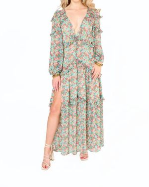 BuddyLove Multi Sequin Maxi Dress in White | Lyst