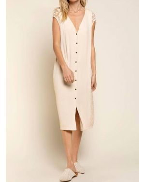 Pol Knit Dress - Natural