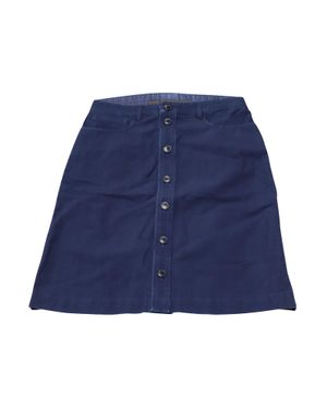 A.P.C. A. P.C. Buttoned Midi Skirt - Blue