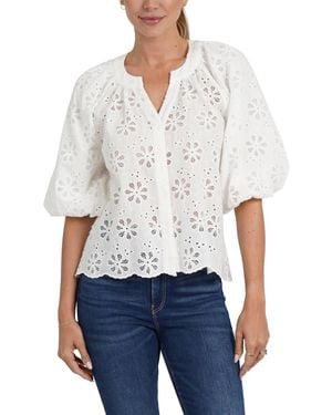 Love Token Blake Eyelet Blouse - White