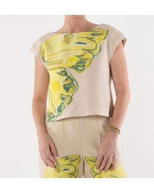 Emily Mccarthy Linen Hatti Tank Top - Multicolor