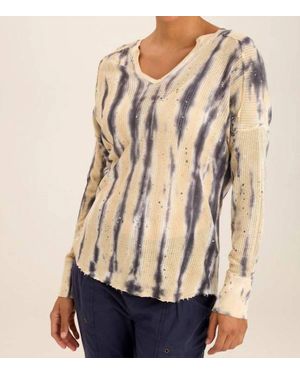 XCVI Bullock Mesh V-Neck Pullover - Natural