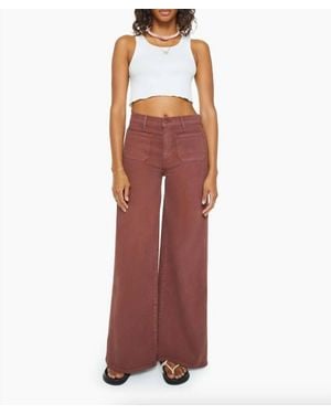 Mother Patch Pocket Undercover Sneak Pants - Red