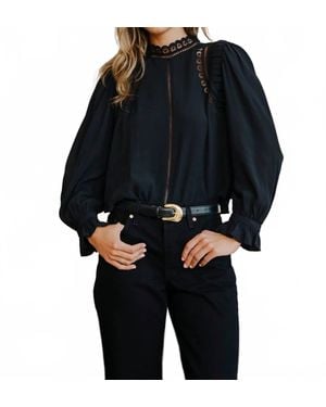 LOVE THE LABEL Fiona Top - Black