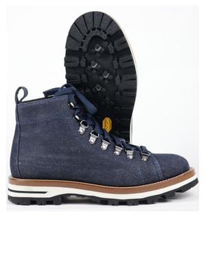 Monpiz Falcade Fabric Ski Snow Boots - Blue