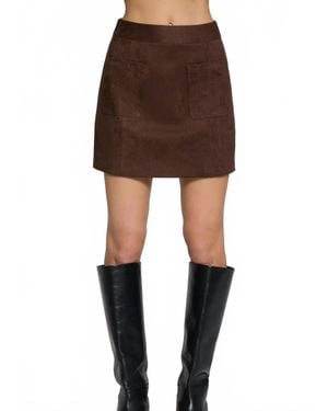 Lost + Wander Modern Muse Mini Skirt - Black