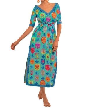 Gretchen Scott Surf's Up Midi Dress - Blue