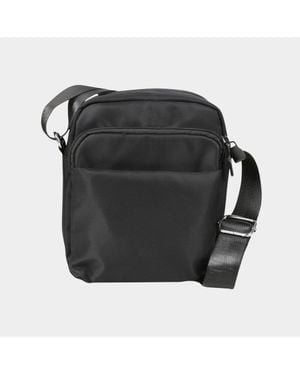 Fashnzfab Compact Solid Multi Pocket Crossbody Bag - Black