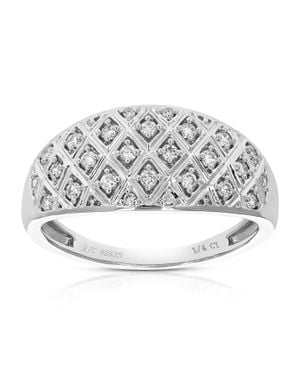 Vir Jewels 1/4 Cttw Round Cut Lab Grown Diamond Engagement Ring .925 Sterling Prong Set - Gray