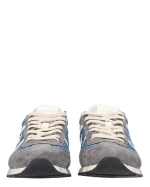 Premiata Low-Profile Suede Sneakers - White