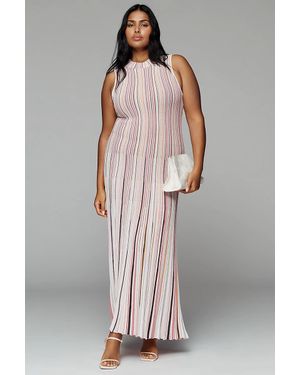 Siempre High-Neck Maxi Dress - Multicolor