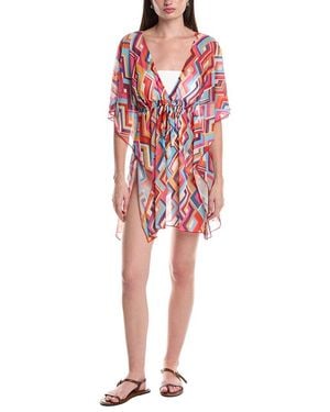 Becca Las Palmas Mesh Tunic - Red