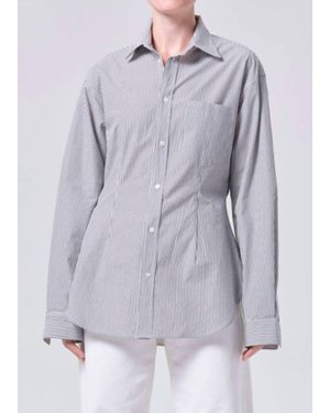 Agolde Cinch Shirt - Gray
