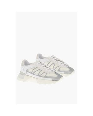 Maison Margiela Mm6 Low-Top Sneakers With Contrasting Details - White