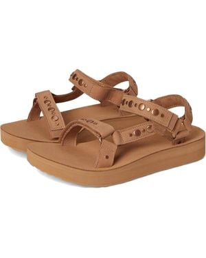 Teva Midform Universal Studded Sandals Tanzine Strappy Zogg2797 - Brown