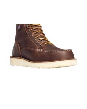 Danner Bull Run Moc Toe Work Boots - Brown