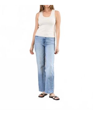 It Is Well L.A. Ribbed Cotton Tank Top - Blue