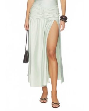 Jonathan Simkhai Gianna Draped Skirt - White