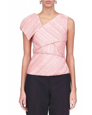 Marina Moscone Spliced Top - Pink