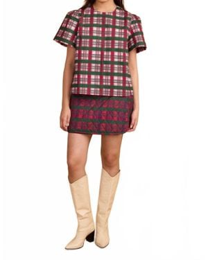 Double A Stevie Mini Skirt - Red