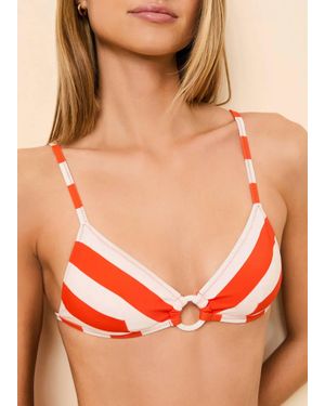 Solid & Striped Gaia Bikini Top - Red