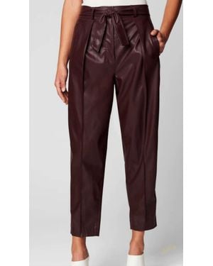 Blank NYC Faux Leather Pants - Red