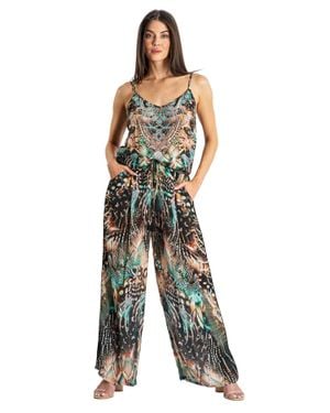 La Moda Clothing Ricci 2 Piece Pants Set - Multicolor