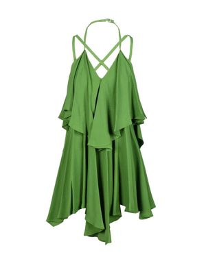 Dondup Short Twisted Dress - Green