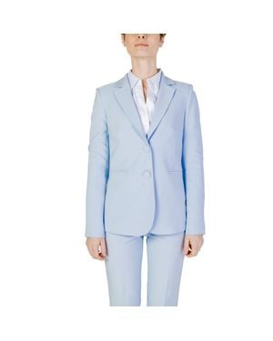 Sandro Ferrone Polyester Blazer - Blue