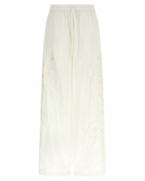 P.A.R.O.S.H. P. A.R. O.S. H. Polyamide Casual Pants - White