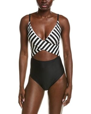 summersalt The Sea Breeze Cutout One-Piece - Black