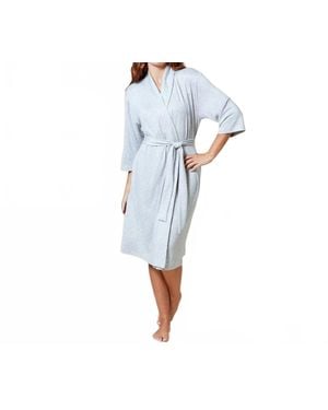 Softies Dream Shawl Collar Robe - Blue