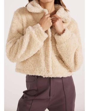 MINKPINK Zariza Teddy Jacket - Brown