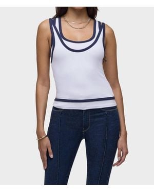 Hudson Jeans Layered Tank Top - Blue