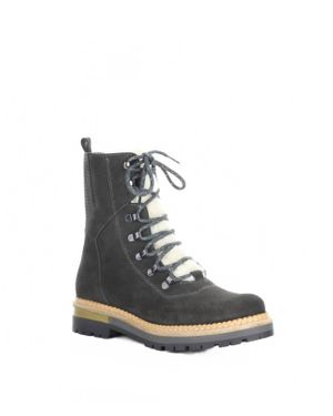Bos. & Co. Ada Round Toe Suede Boots - Blue