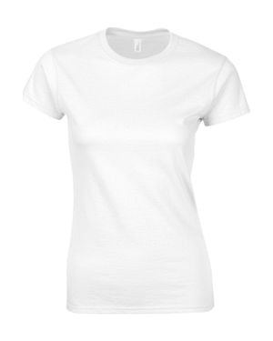 Gildan Ladies Soft Style Short Sleeve T-Shirt - White