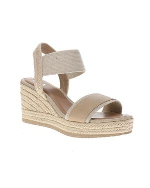 MIA Bayle Sandals Wedge Heel Slingback Espadrille Ver1392 - Metallic