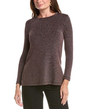 Johnny Was Petite Jenna Metallic Tunic - Brown
