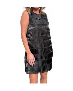 Strut & Bolt Mariana Tiered Mini Dress - Black