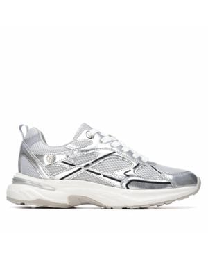 Xti Casual Lace- Up Sneakers - White