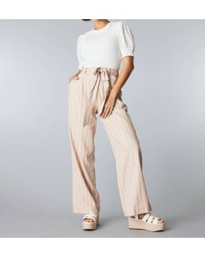 DOWNEAST Skylar Straight Leg Trouser - Natural