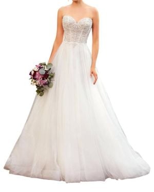 Kitty Chen Couture Karen Beaded Ball Gown - White