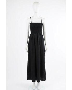 Z Supply Cornelia Poplin Midi Dress - Black