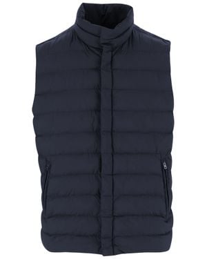 Herno Nylon Padded Vest - Blue