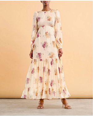 byTiMo Dotted Jacquard Dress - Natural