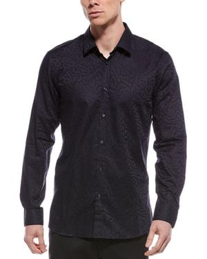 BOSS Jacquard Shirt - Blue