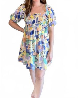 Promesa Anne Mini Dress - Blue