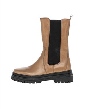 Gabor Glaced Nappa Chelsea Boot - Brown