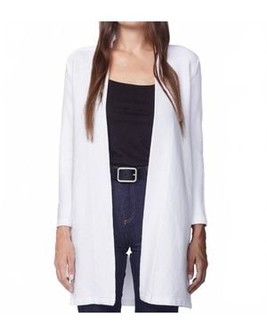 Stateside Horizontal Rib Duster Cardigan - Blue